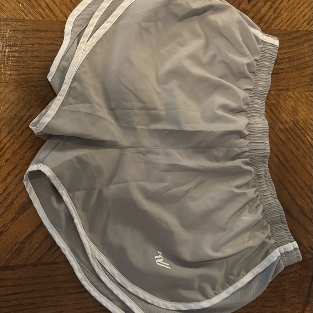 Women's Athletic Shorts in Light Gray